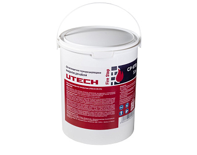 Огнезащитное терморасширяющееся покрытие для кабелей UTECH CP678 (5л)